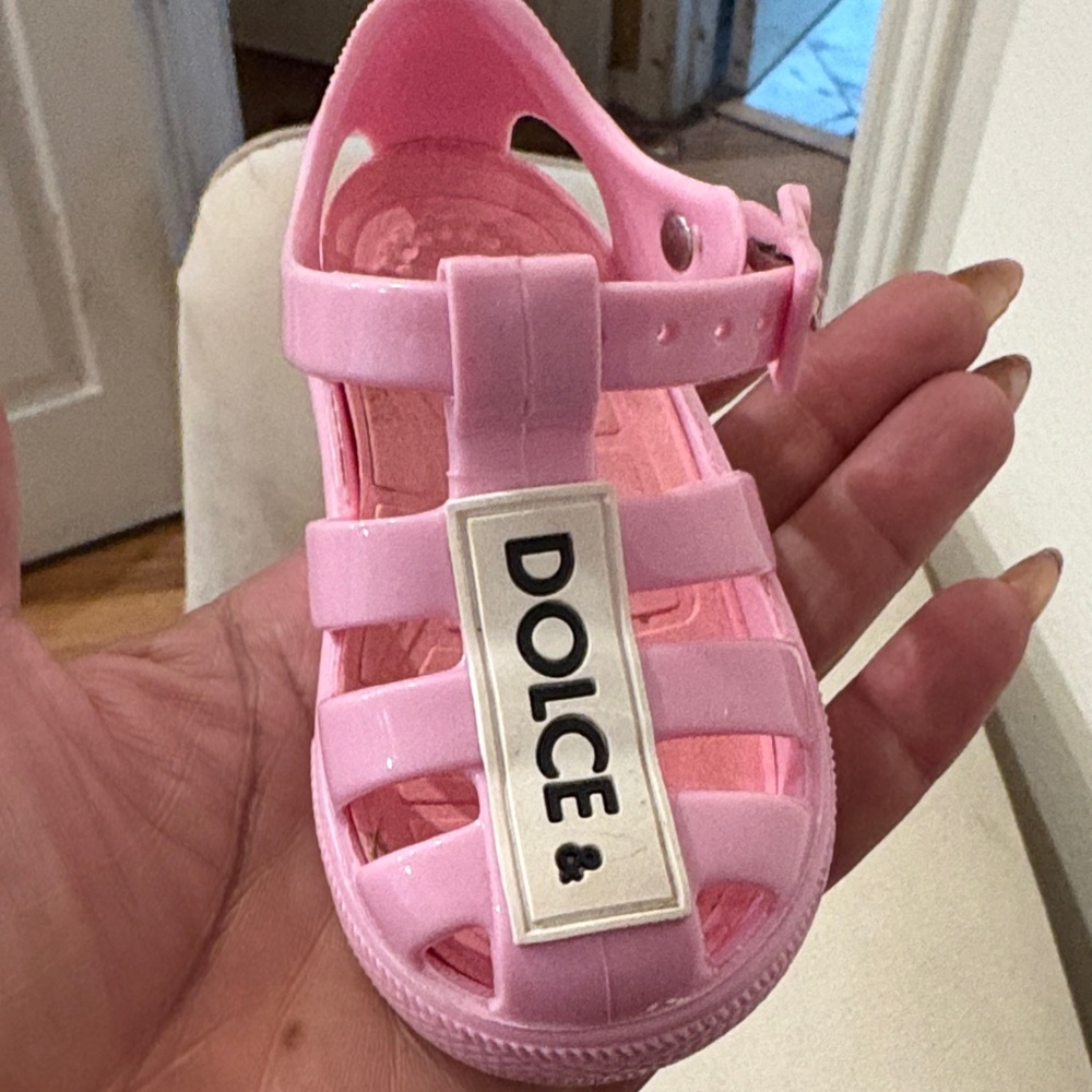 Dolce & Gabbana Light Pink Kids Sandals